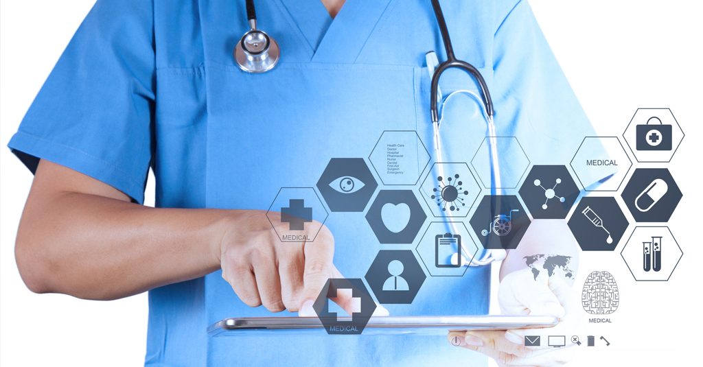 Healthcare management system dashboard
